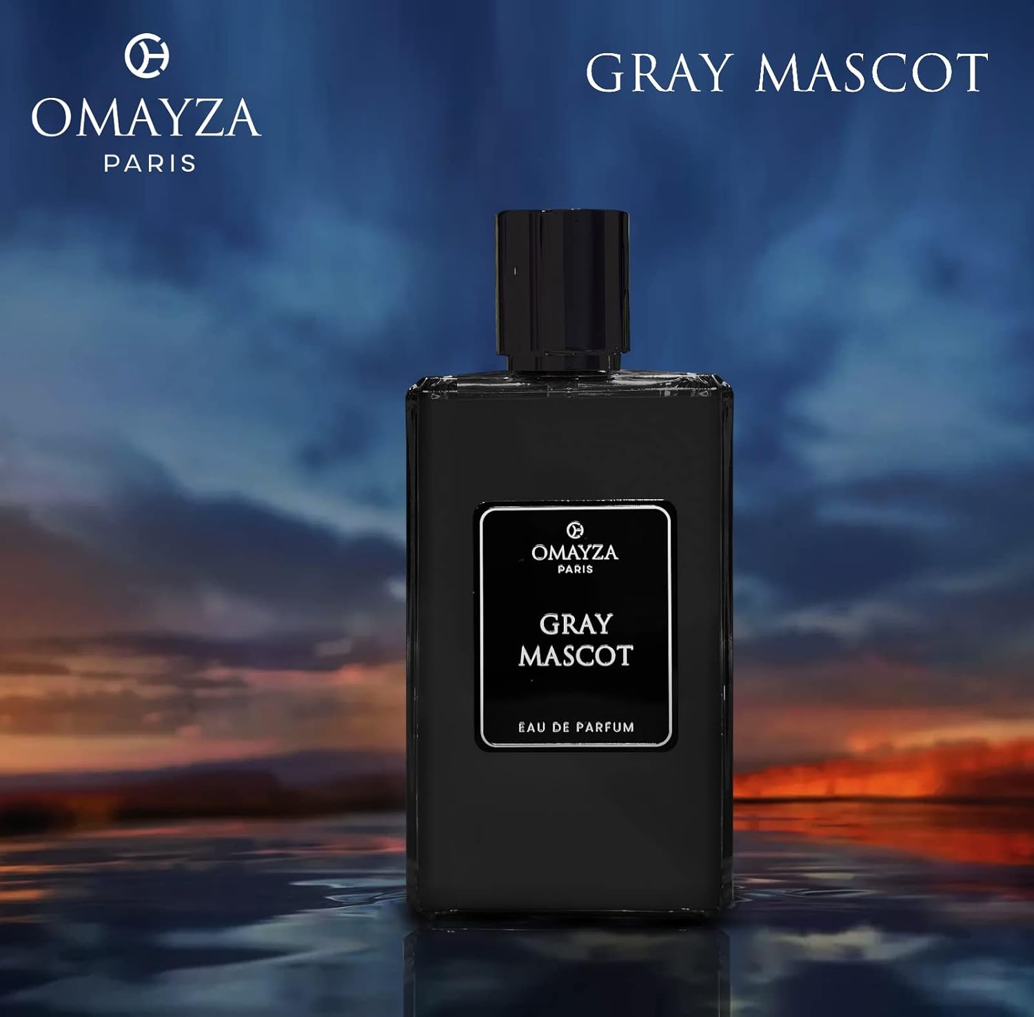Gray Mascot GIFT SET (EDP 100ML + FRAGRANCE MIST 100ML + PERFUME OIL 10ML) PARIS for Men