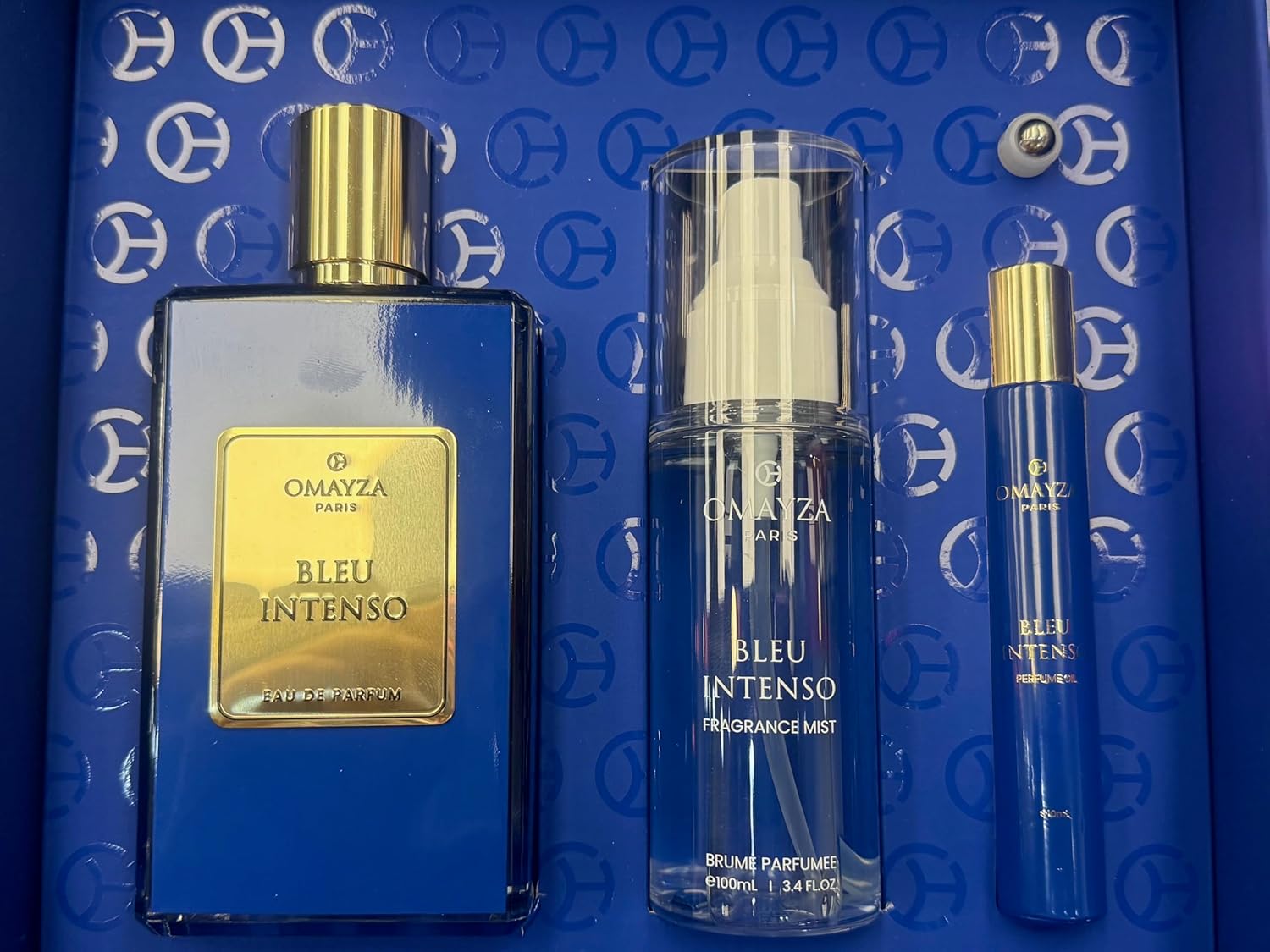 BLEU INTENSO GIFT SET (EDP 100ML + FRAGRANCE MIST 100ML + PERFUME OIL 10ML) PARIS