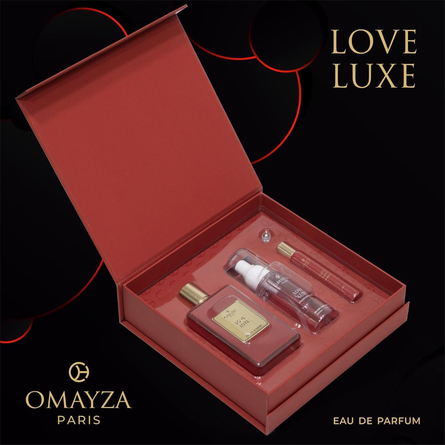 Love Luxe 3.4 Eau de Parfum for Women - LOVE LUXE GIFT SET (EDP 100ML + FRAGRANCE MIST 100ML + PERFUME OIL 10ML)